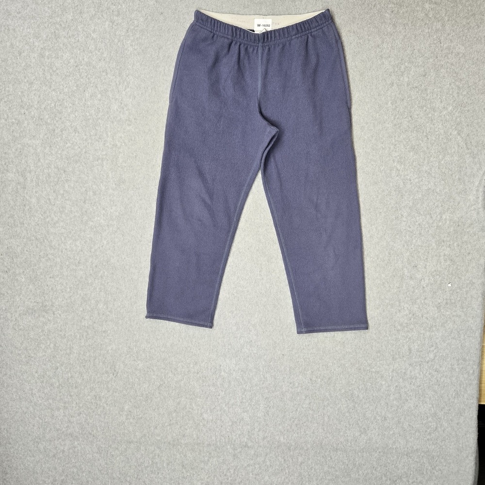 Patagonia Girls Activewear Pants KIDS S (8) Purple Sweatpants Fleece 19" Inseam